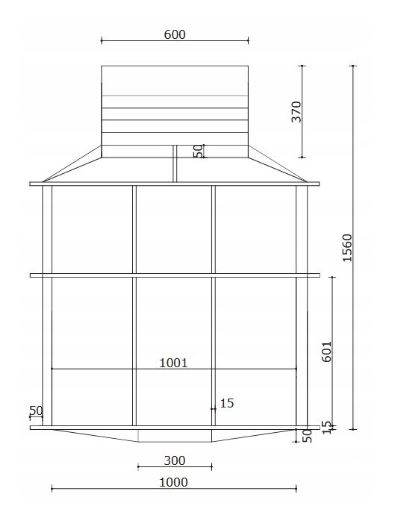 Studnia do rozdzielaczy pompy ciepła ROTOTANK H=1.5m