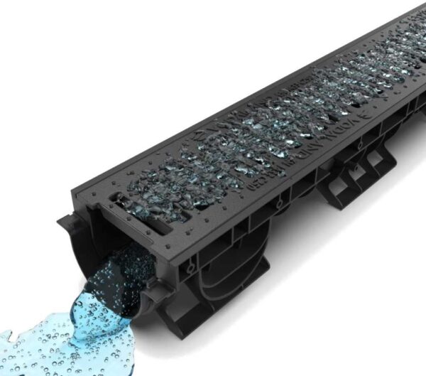 Kanały plastikowe Base DN100 z rusztem żeliwnym kl. C250
