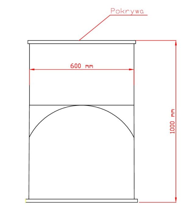 Studnia do rozdzielaczy pompy ciepła ROTOTANK H=1m