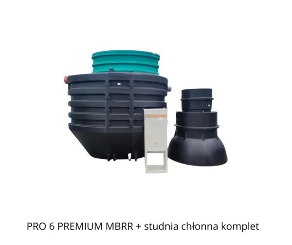DELFIN PRO 6 PREMIUM MBBR + studnia chłonna komplet