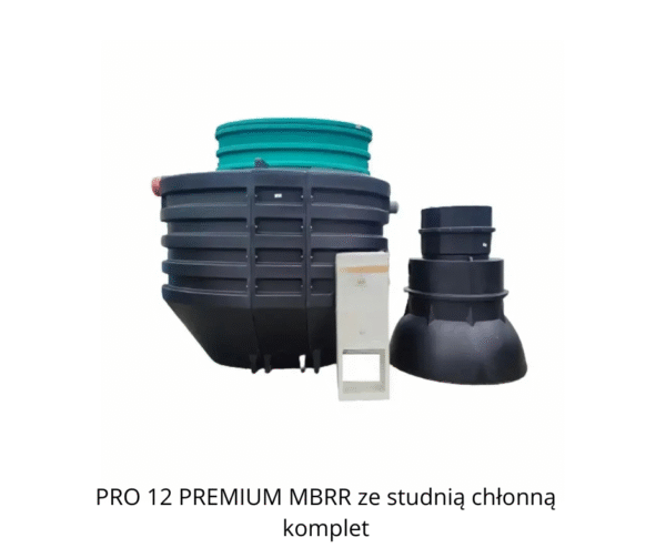 DELFIN PRO 12 PREMIUM MBBR ze studnią chłonną komplet
