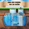 Przydomowe oczyszczalnie ścieków: Oczyszczalnia biologiczna EKO-BIO 8000l do 20 osób