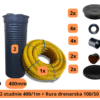 Zestaw drenarski 100/50 pełna z dwoma studniami 400 mm (1 m)