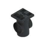 Wpust ogrodowy plastikowy Vodaland bez dna, z rusztem plastikowym