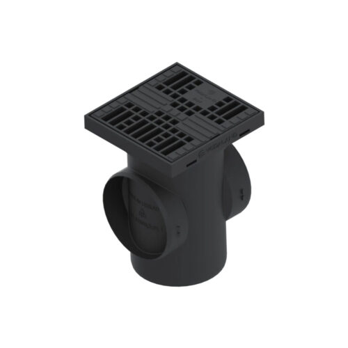 Wpust ogrodowy plastikowy Vodaland z rusztem i dnem